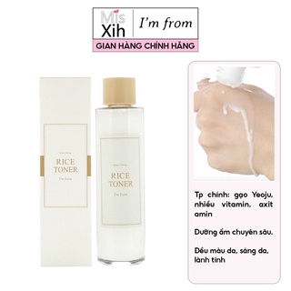 Toner gạo I'm From Rice Toner 150ml - Nước cân bằng dưỡng tr ắng 150ml - Miss Xinh