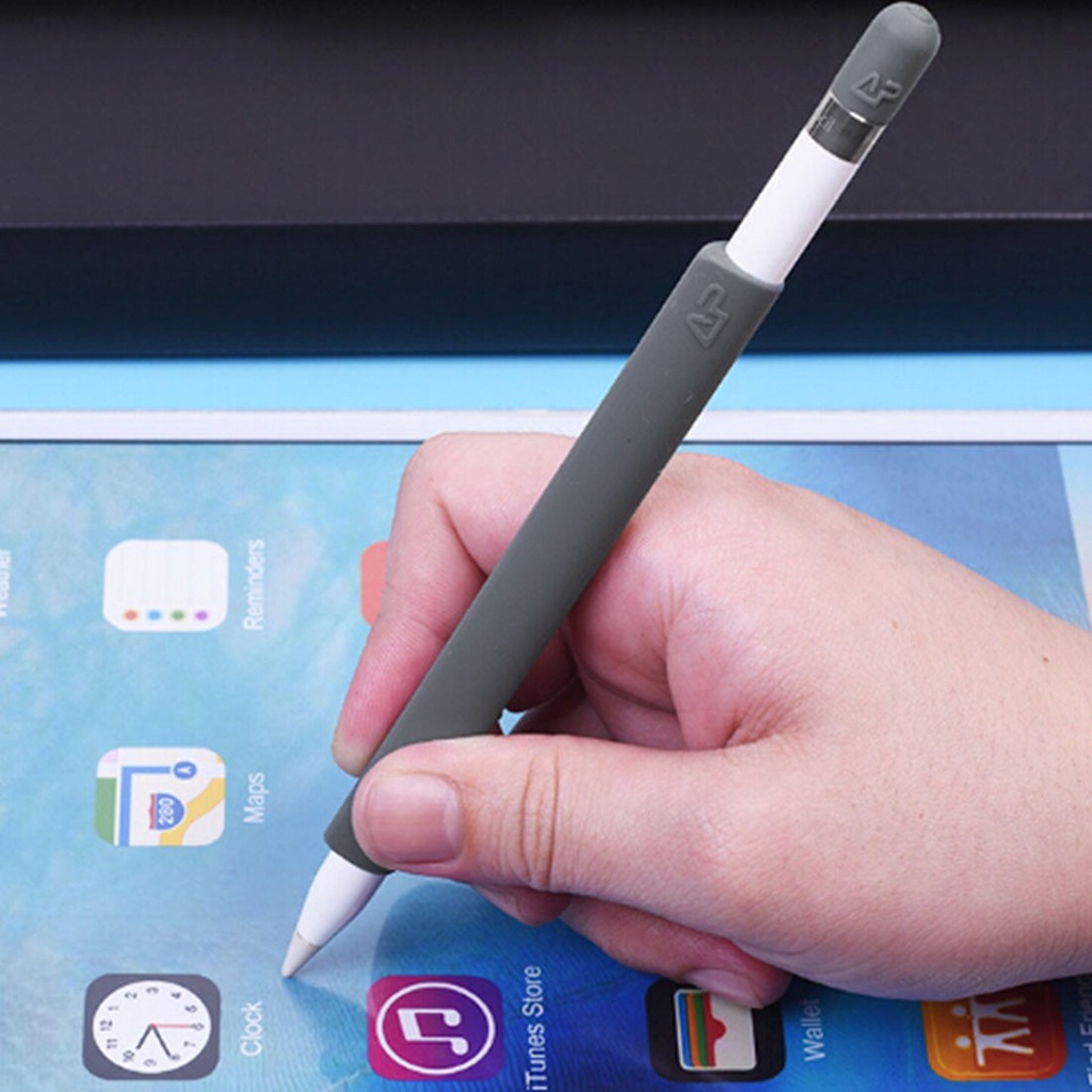 Apple Bộ Phụ Kiện Bảo Vệ Bút Cảm Ứng Bằng Silicon 4 Trong 1 Chống Thất Lạc Cho Apple Pencil