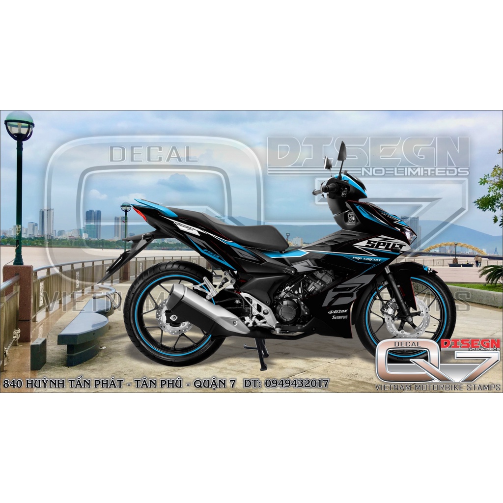 TEM RỜI WINNER X XANH ĐEN