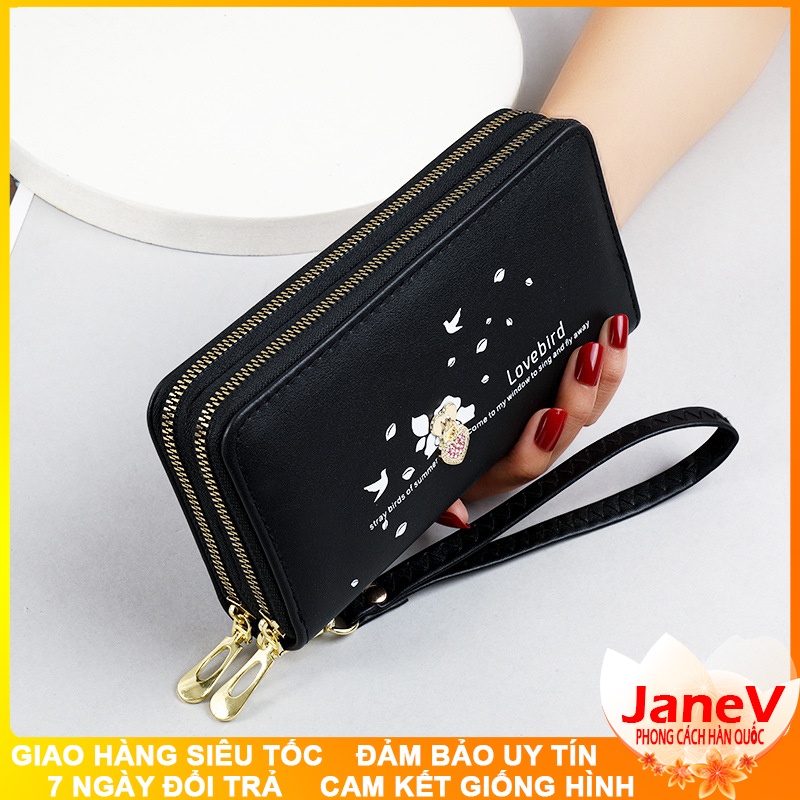 Ví Nữ Dài Cầm Tay Cao Cấp Sang Trọng Phong Cách Hàn Quốc TVNN399