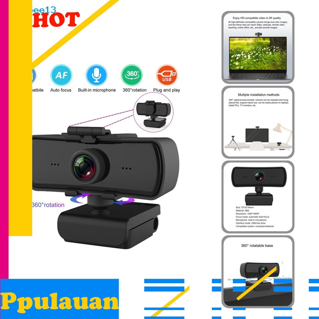 Webcam kỹ thuật số 2K siêu nhẹ tiện dụng cho live stream | BigBuy360 - bigbuy360.vn