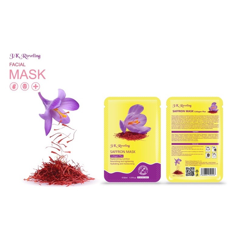 Saffron mask, mặt nạ sinh học từ nhuỵ hoa nghệ tây