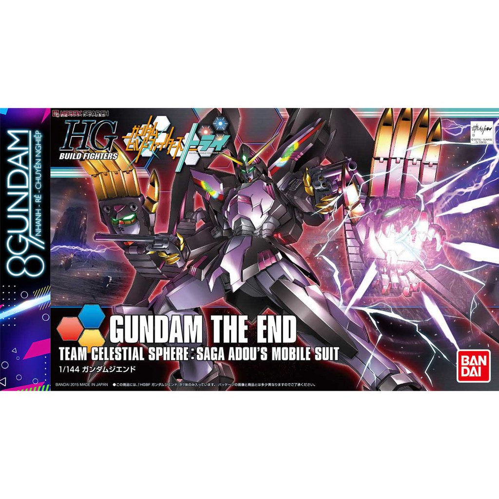 Mô Hình Lắp Ráp Gundam HG BF The End