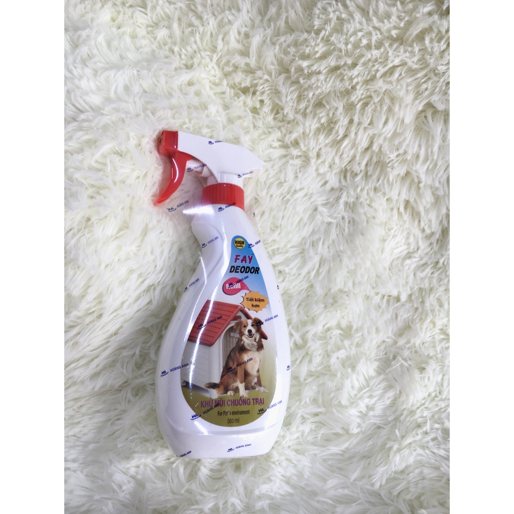 Chai Xịt Khử Mùi Chuồng Trại FAY cho Thú Cưng - 350ML .