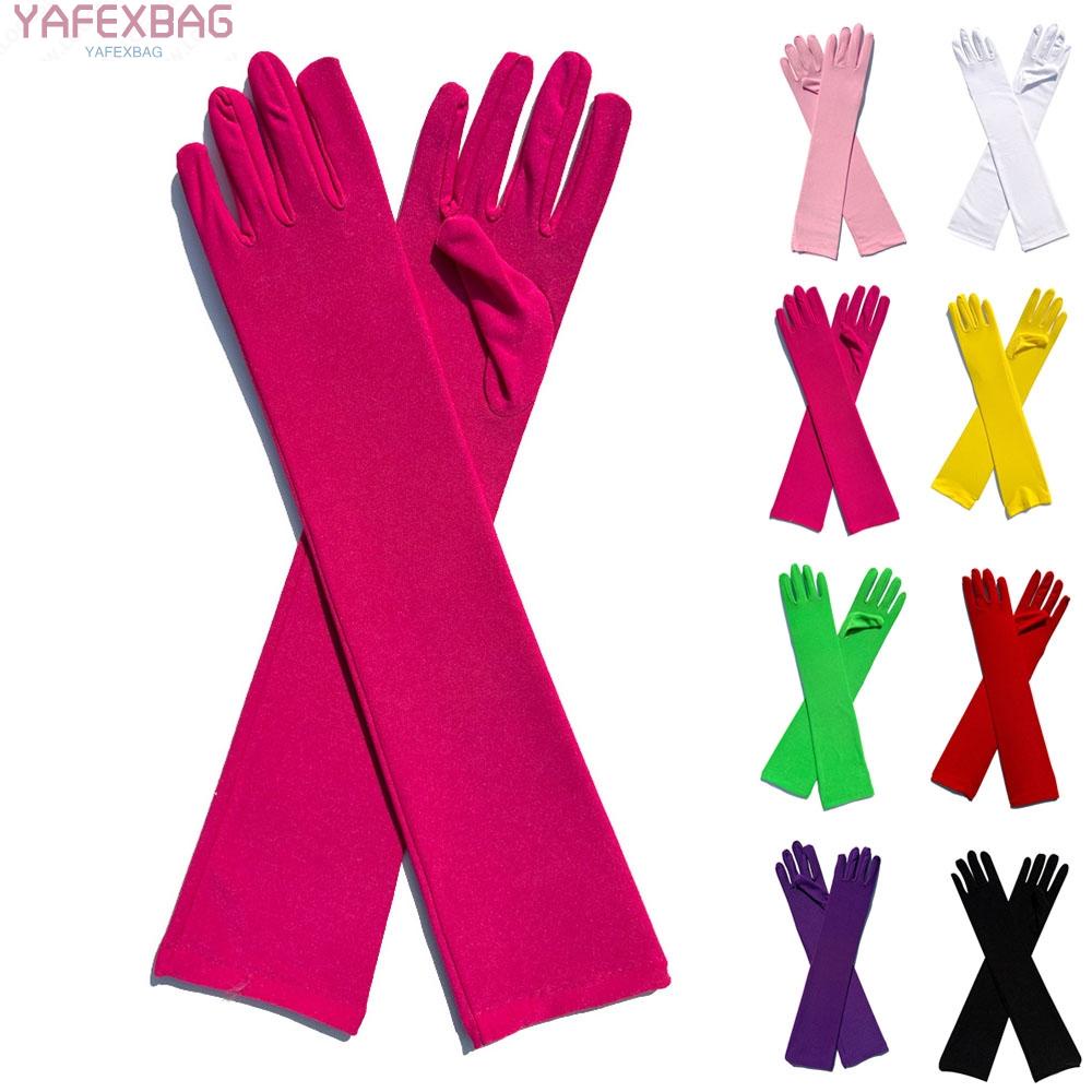 Gloves Clubwear Costume Evening Party Long Gloves Milk Silk Opera Pair
