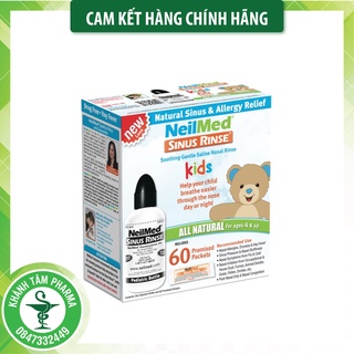 Bộ dụng cụ rửa mũi dành cho trẻ em NeilMed Sinus Rinse Pediatric Starter Kit 60 gói/ 30 gói _Khánh Tâm ! !