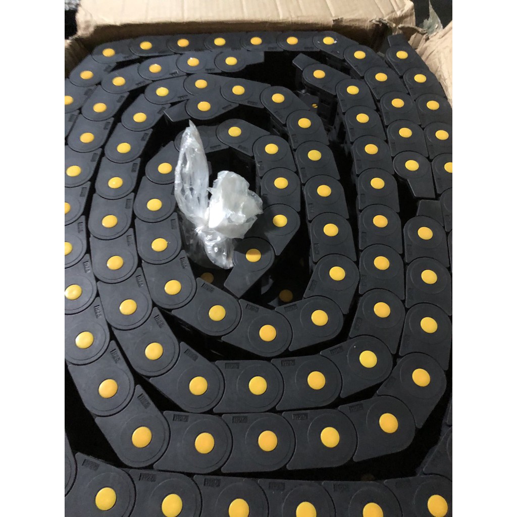 Máng xích nhựa luồn dây điện 25*38,25*75,35*50,35*60,35*75,35*100 dài 1000mm hàng đẹp đen bóng