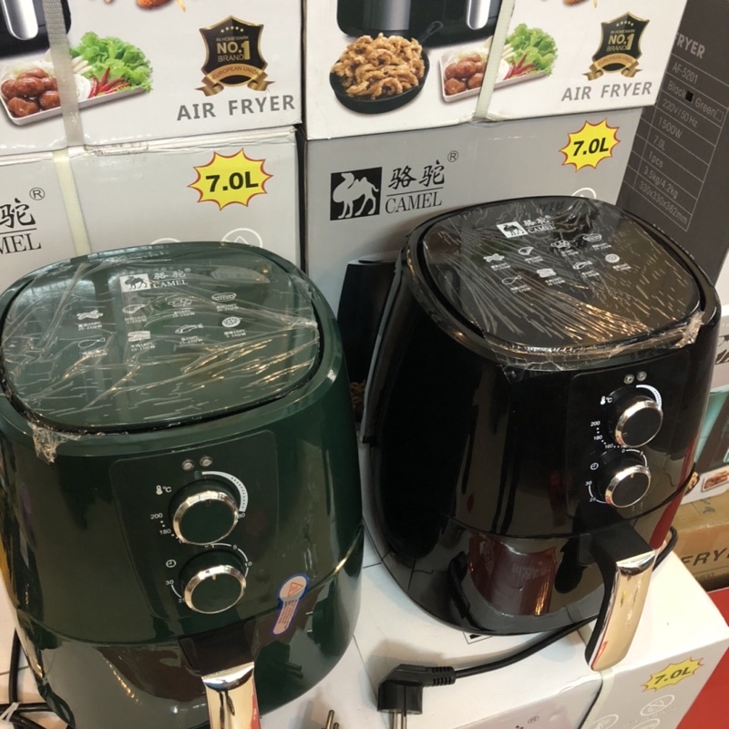 Nồi chiên không dầu camel 7 lít-nồi chiên con lạc đà Camel dung tích lớn hơn cam kết bảo hành chất lượng
