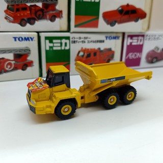 Mô hình xe ben Tomica KOMATSU ARTICULATED DUMP TRUCK HM400 2002 Made in Tomy China