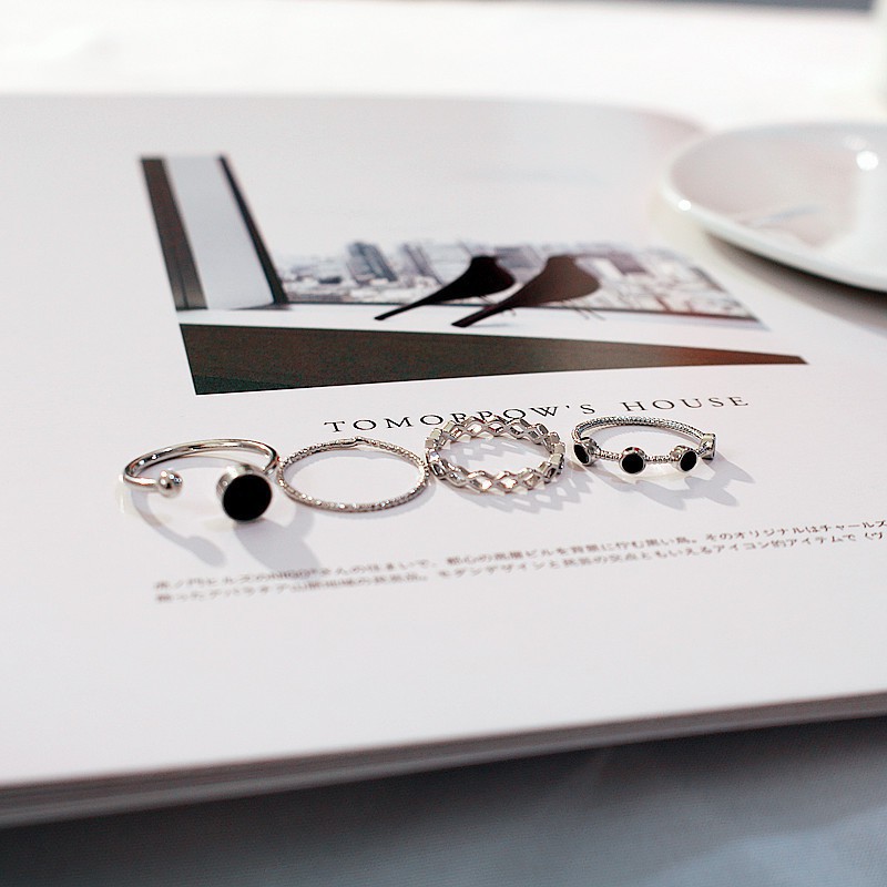 Set Nhẫn Thiết Kế Đơn Giản Thời Trang B448