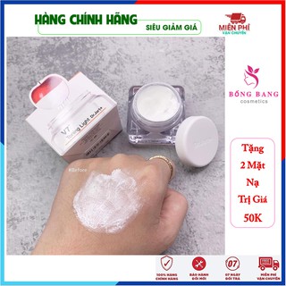Kem dưỡng trắng da - Kem dưỡng ẩm chuyên sâu và trị thâm nám V7 mini Hàn Quốc 15ml
