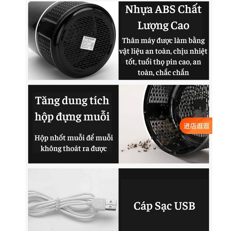 Đèn Bắt Muỗi Điện Quang, Máy Đuổi Bắt Muỗi Hút Côn Trùng Thông Minh Hiệu Quả Bằng Công Nghệ Đèn Led Tiện Lợi