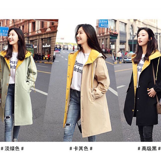 Áo gió khoác gió dáng dài | BigBuy360 - bigbuy360.vn