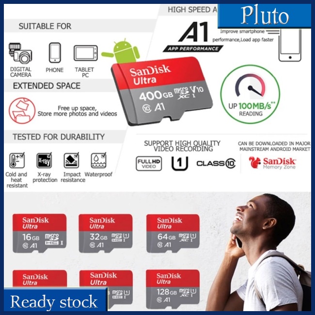 Mới Thẻ Nhớ Sandisk Ultra A1 TF Tốc Độ Cao