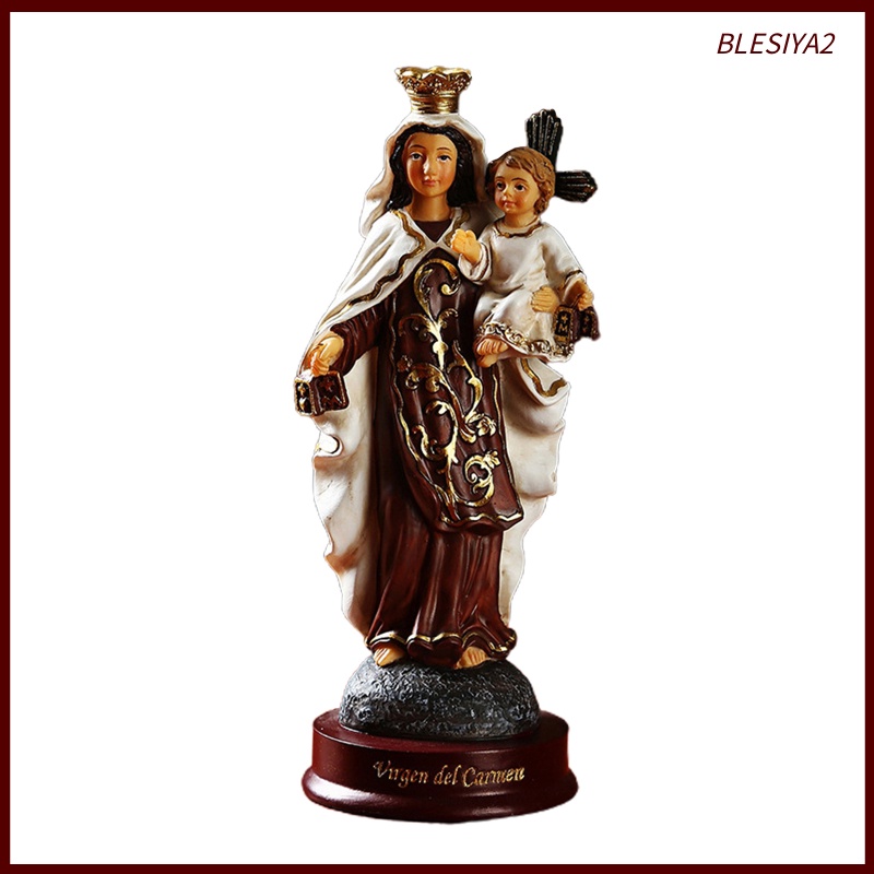 [BLESIYA2]Resin Catholic Our Lady Of Grace Virgin Mary Madonna Statue Figurine Decor