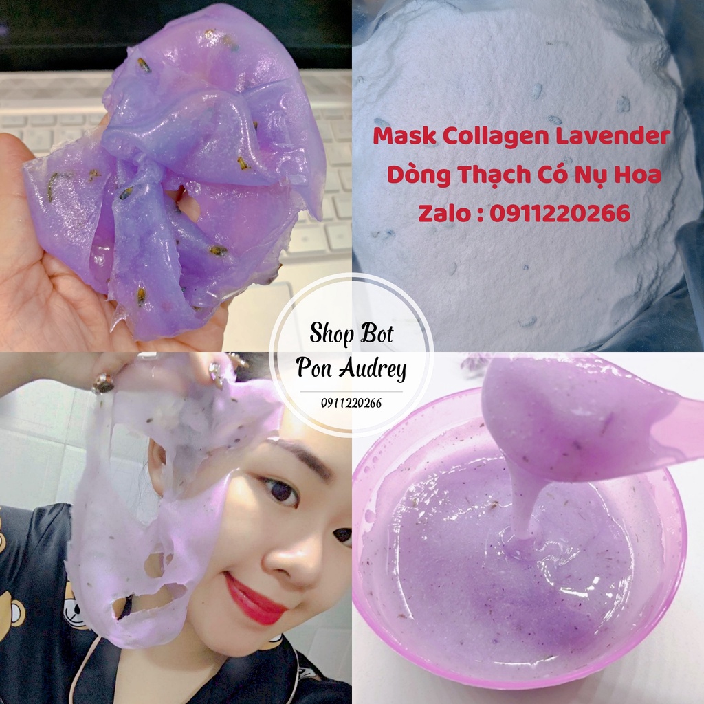 Mặt Nạ Dẻo Hoa Cúc / Dẻo Lavender Túi 1KG - Mỹ Phẩm Bột Thiên Nhiên Handmade