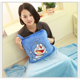 bộ chăn gối 3 trong 1 Doremon ,kitty