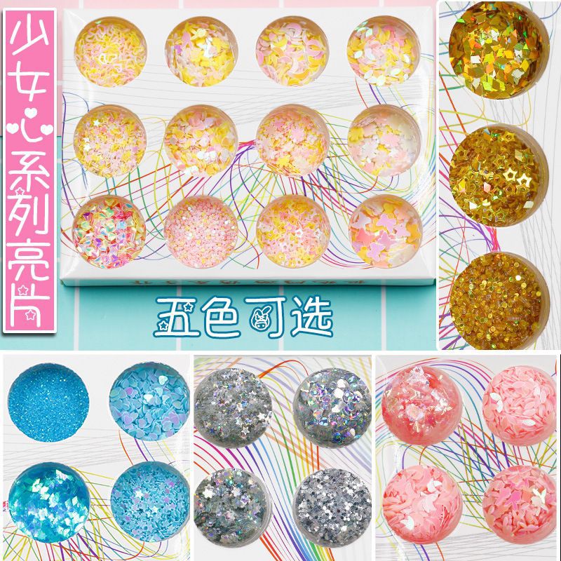 Set 12 Lọ Phụ Kiện Trang Trí Móng Tay