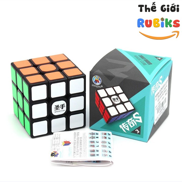 Rubik 3x3 ShengShou Legend S Khối Lập Phương Đồ Chơi Rubic 3 Tầng Viền Đen