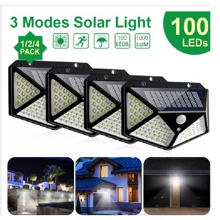 Đèn Led Năng Lượng Mặt Trời 100 led 3 chế độ cảm ứng chuyển động