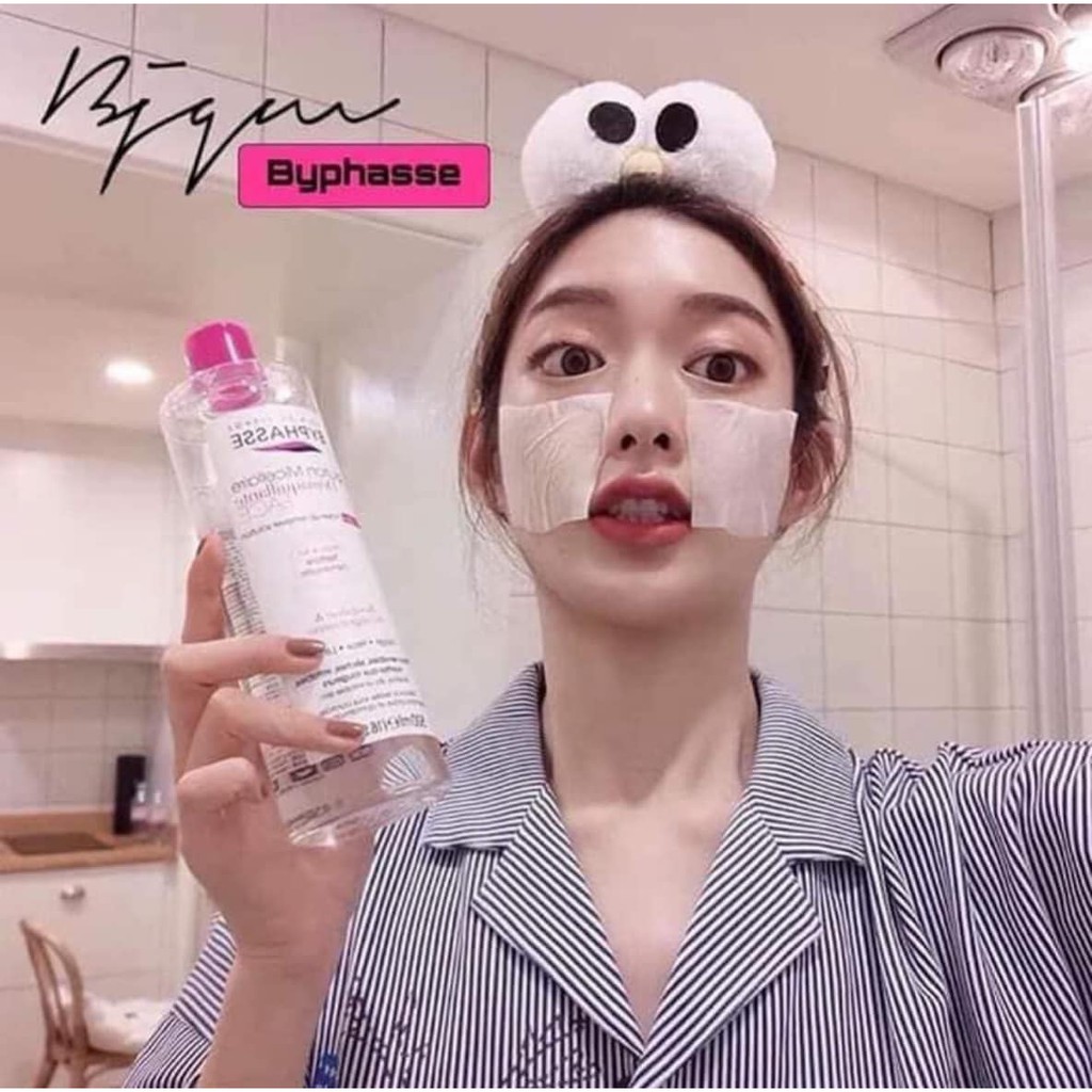 Nước Tẩy Trang Byphasse Solution Micellaire Face Make-Up Remover 500ml - Hàng Chuẩn Công Ty