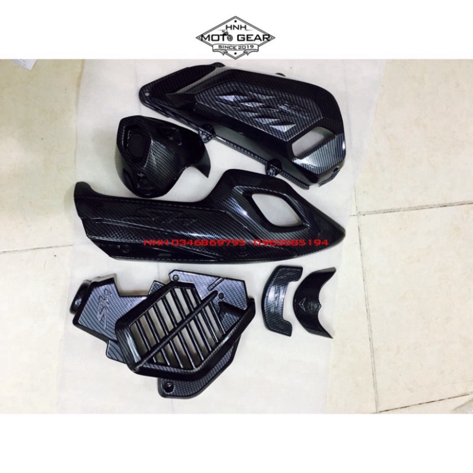 Ốp Carbon Cho SH 2017 - 2019 Artista Chính Hãng 11 Món