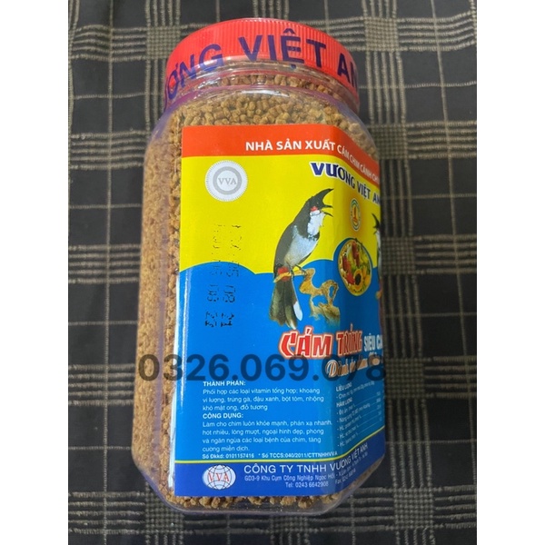 Cám trứng Vương Việt Anh Chào mào cao cấp lọ 300g