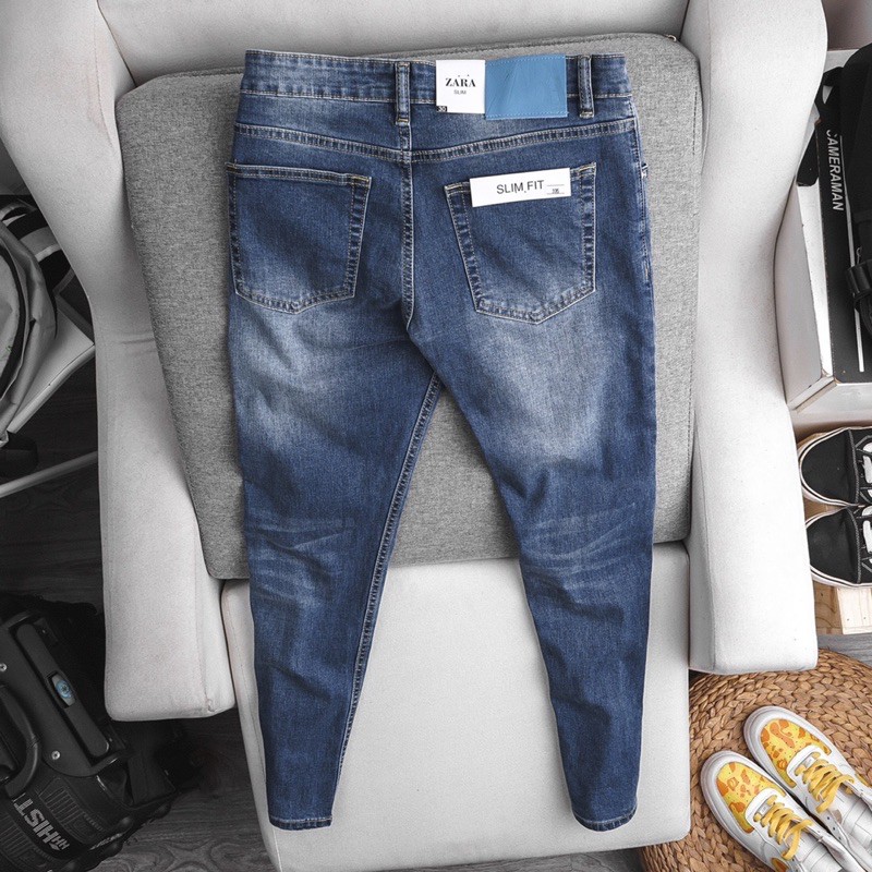 Quần jean nam cao cấp slim fit 3 màu VNXK | BigBuy360 - bigbuy360.vn