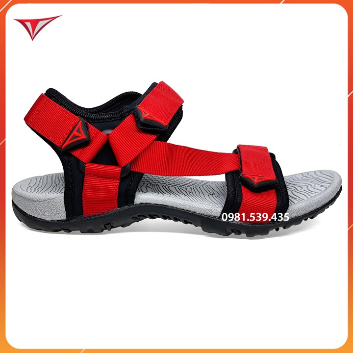 Giày sandal nam cao cấp xuất khẩu thời trang nam nữ vt02 đỏ