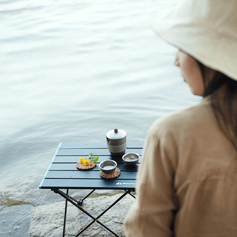 Bàn Xếp Mini 3 Kích Cỡ Tiện Dụng Mang Theo Du Lịch Dã Ngoại