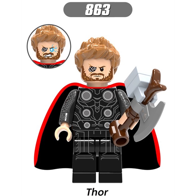 Lego Mô Hình Lắp Ráp Nhân Vật Siêu Anh Hùng The Avengers