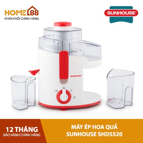 [Mã ELHA22 giảm 6% đơn 300K] Máy ép hoa quả Sunhouse SHD5520 chính hãng giá tốt