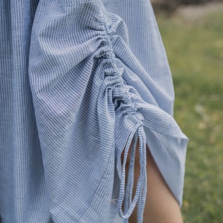 Chân váy linen rút dây 2 bên Lee
