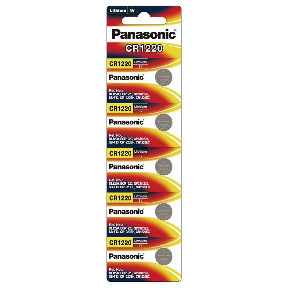 Pin CR1220 3v Lithium PANASONIC vỉ 1 viên