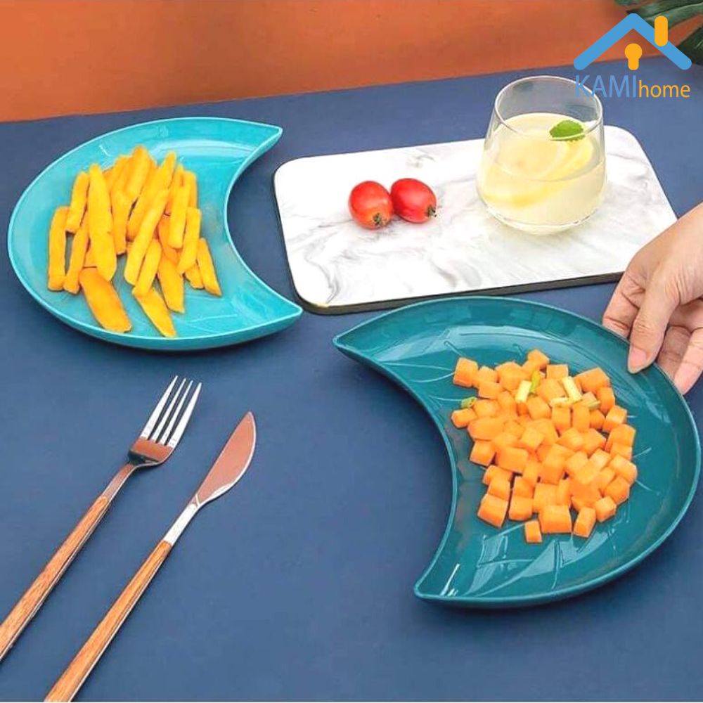 Đĩa nhựa Thái Lan nhiều mẫu (Chọn Bộ hoặc 1 Chiếc) đựng đồ ăn vặt trái cây gia vị mã 20090