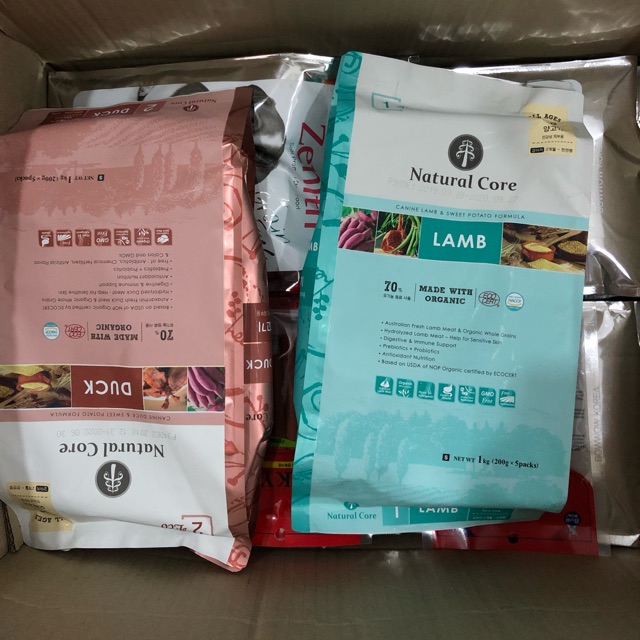 Thức ăn cho cún Natural Core thịt cừu