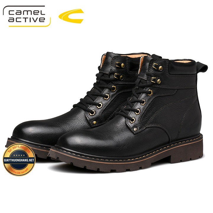 Giày Da Bò Nhập Khẩu Camel Active Cao Trên Mắt Cá, Mã Số BC19512A
