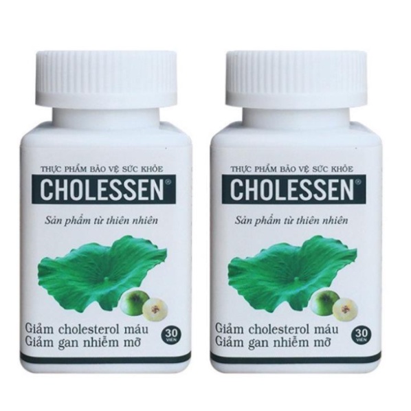 Viên Uống Cholessen Hộp 30 viên- Hạ mỡ máu, giảm gan nhiễm mỡ.