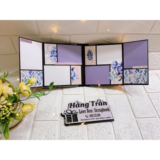 Album ảnh mini màu tím mộng mơ