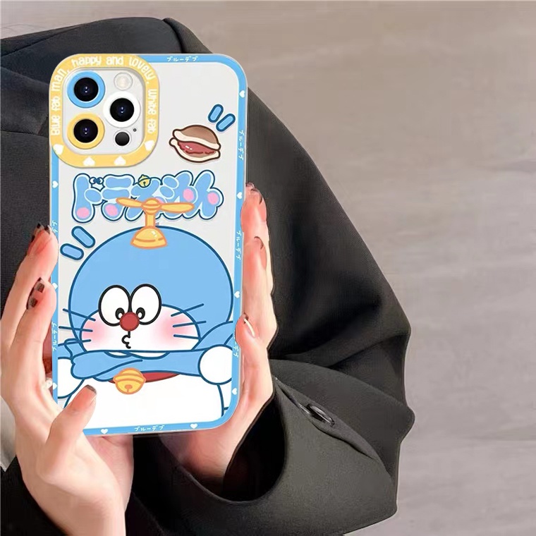 Ốp Điện Thoại Silicon Mềm Trong Suốt Họa Tiết Hoạt Hình Thời Trang Cho iPhone 11 12 13 Pro max Mini XR X 6 6S 7 8 Plus XS max