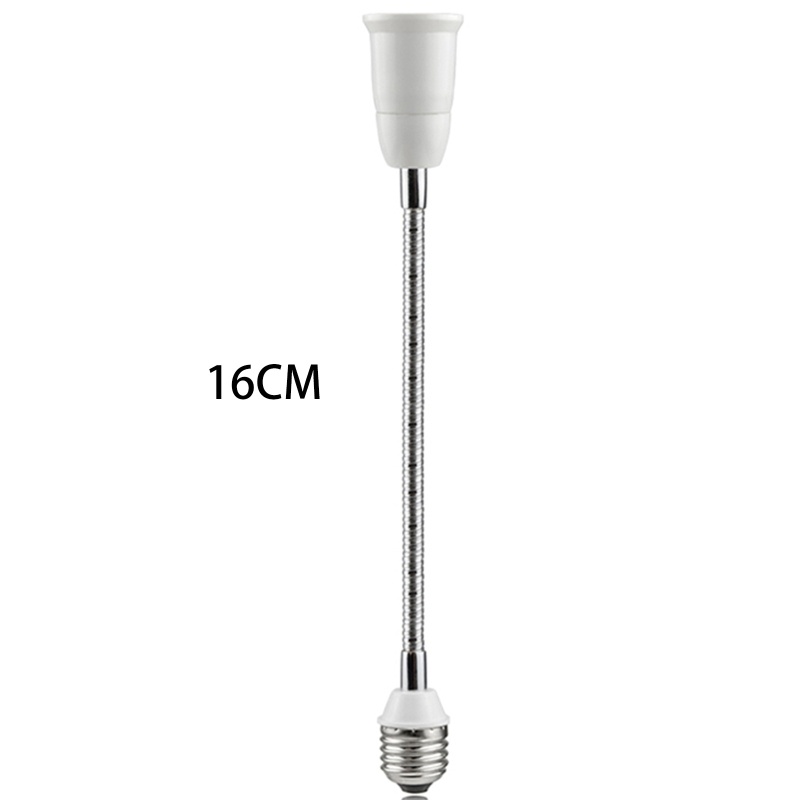 Đuôi Đèn Nối Dài Chuyển Đổi Từ E27 Sang E27 Cổ Ngỗng Linh Hoạt