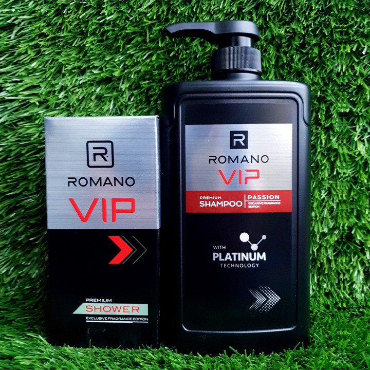 Dầu Gội Romano Vip 650g Tặng Sữa Tắm Romano Vip 180g