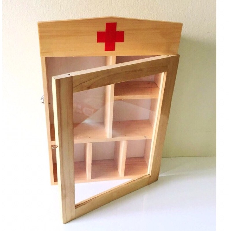 Tủ thuốc y tế bằng gỗ tự nhiên cho mọi gia đình