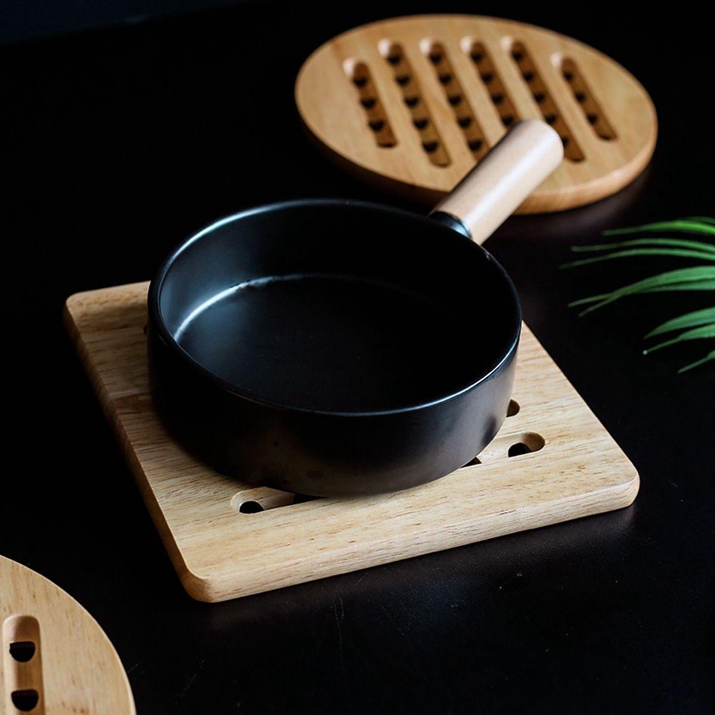 IVORY Tấm Lót Nồi Bằng Tre Tự Nhiên Cách Nhiệt Chống Trượt Thân Thiện Với Môi Trường