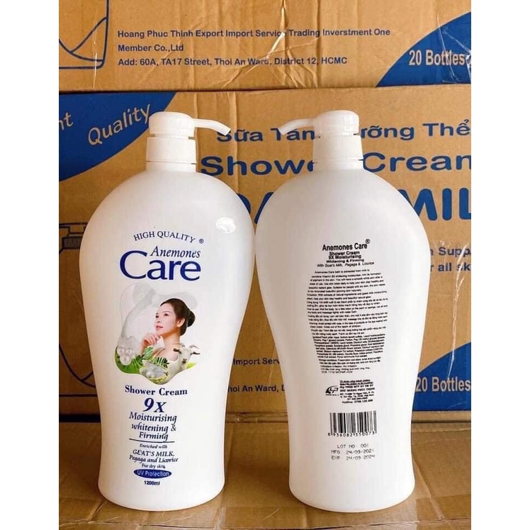 Sữa tắm dê White Care 9x 1200ml