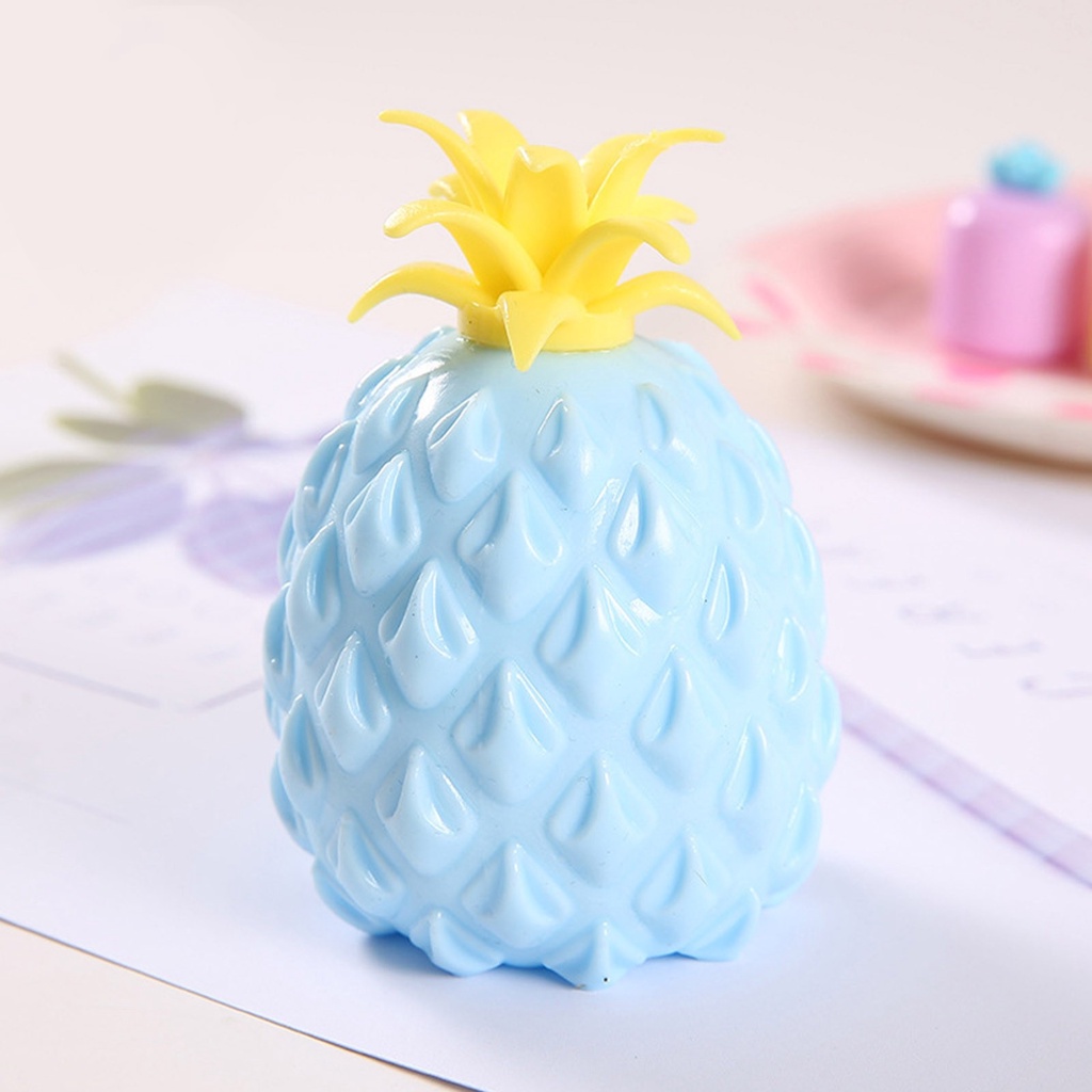 Đồ Chơi Bóp Squishy Hình Trái Dứa Nhiều Màu Không Độc Hại