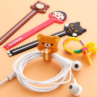 Dây quấn buộc cáp sạc tai nghe chống rối hình thú cute