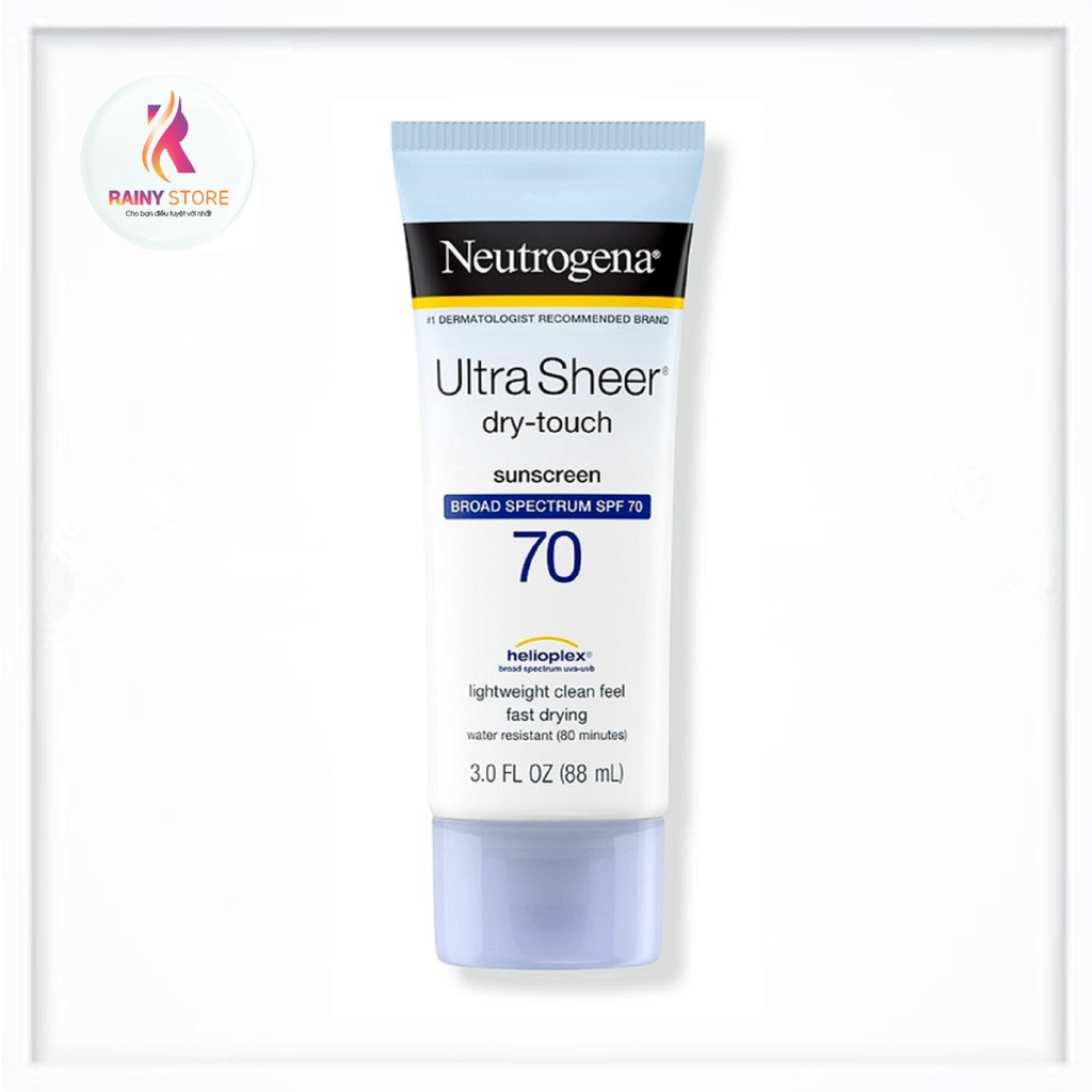 Kem chống nắng Neutrogena Ultra Sheer SPF 70 88ml chính hãng của Mỹ