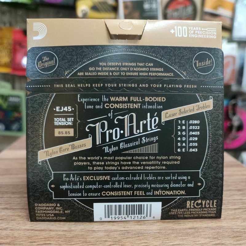 Dây Đàn Guitar Classic D'Addario EJ45 I Dây Chất Lượng