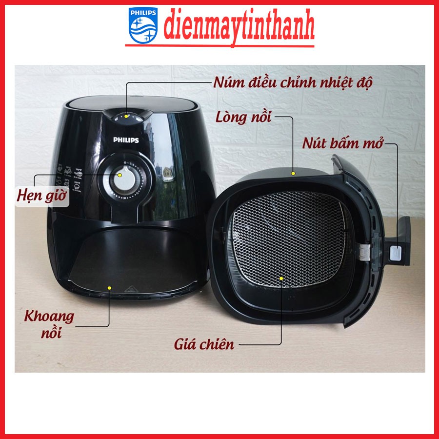 Nồi Chiên Không Dầu Philips HD9220 - MYKIT.VN